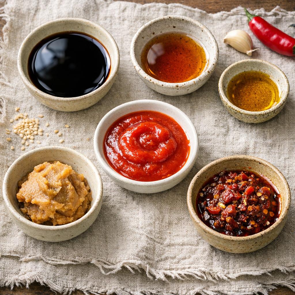 Sauces et condiments indispensables de la cuisine asiatique